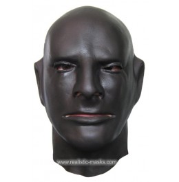 Rubber Latex Maske in Schwarz