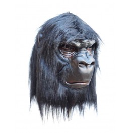 Gorilla Maske mit Kunsthaar