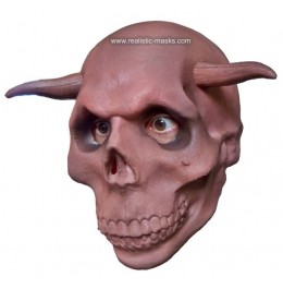 Halloween Maske 'Gehörnter Schädel'