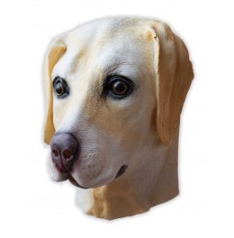 Hunde Maske aus Latex Golden Labrador