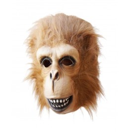 Affen Maske mit Plüschhaar