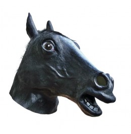 Pferde Maske Schwarz