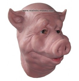 Schweine Maske aus Schaumlatex