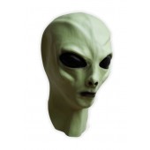 Alien Maske Latex Grün