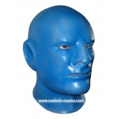 Latexmaske 'Blauer Mann'
