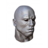 Latex Maske Kopf Silber