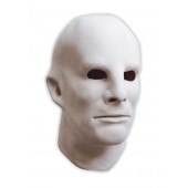 Weiße Gesichtsmaske aus Latex