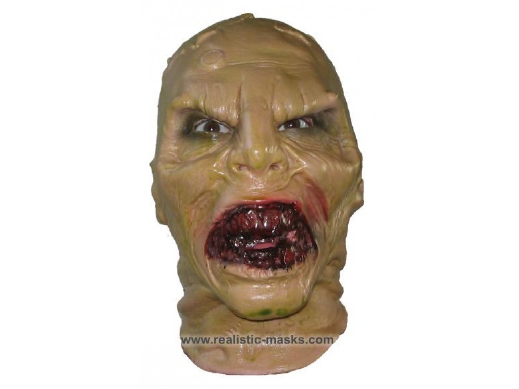 Foam latex zombie mask