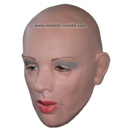 Woman's Face Rubber Mask