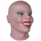 Female Latex Mask 'Smiling Bella'
