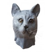 Grey Cat Latex Mask