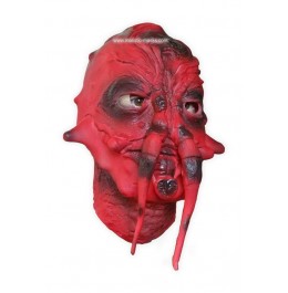 Maska Twarz Potwora Czerwony