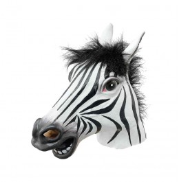 Maska Lateksowa Zebra