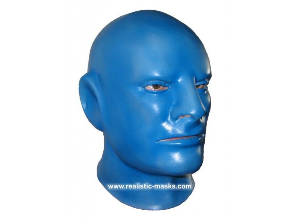 'Blue Man' Máscara de Látex Máscaras Fantasia Máscaras Carnaval