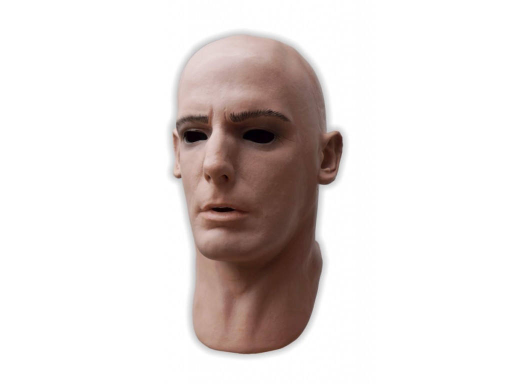 Máscara feia Aolvo, máscara facial de látex natural para homens e
