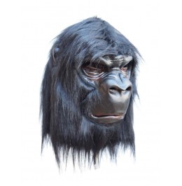 Máscara de Gorila com Cabelo
