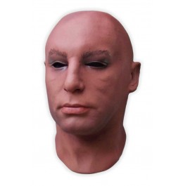 Mascara de Latex Pele Escura Cabeca Realista 'Joseph'