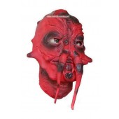 Máscara Cara Monstro Vermelho