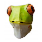 Máscara Rã Verde de Látex
