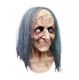 Griezelige oude vrouw latex masker