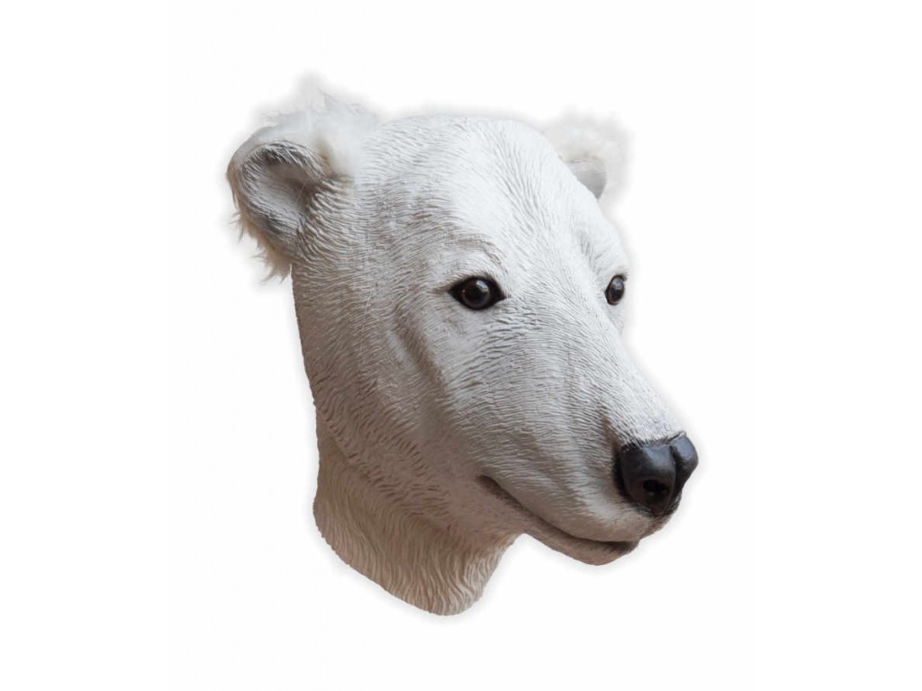 Maschera Orso Polare in Lattice