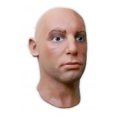 Maschera Schiuma di Lattice Tono della Pelle Testa Realistico 'Samuel'