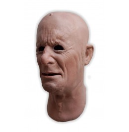 Masque Latex Visage Vieil Homme 'Démoniste'